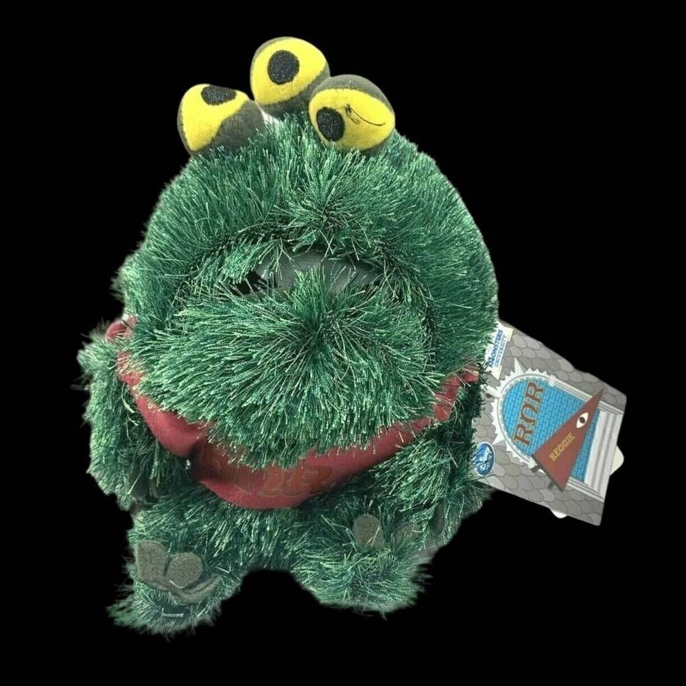 Monster University Reggie Fraternity Plush Disney Store Pixar NWT